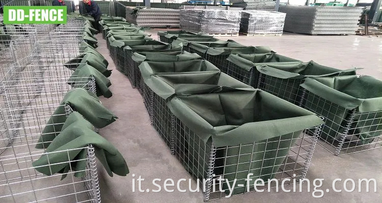 Galvanizzato di difesa militare saldata Mesh Gabion